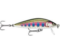 Rapala - Esca da Pesca Artificiale Spinning Countdown Elite - In Balsa - Esca per Pesca in Acqua Dolce Affondante - Profondità di Nuoto 0,9m - 5,5cm / 5g - Prodotta in Estonia - Gilded Rainbow Trout