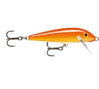 Rapala - Esca da Pesca Artificiale Spinning CountDown - Esca di Simulazione per Pesca in Acqua Dolce in Legno di Balsa - Profondità Nuoto 0.6-0.9m - 3cm/4g - Prodotta in Estonia - Gold Fluorescent Red