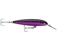 Rapala - Esca da Pesca Artificiale Spinning CountDown Magnum - Esca Finta di Simulazione per Mare in Legno Abachi Resistente - Profondità di Nuoto 3.9-4.5m - 11cm/24g - Purple Mackerel