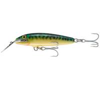 Rapala - Esca da Pesca Artificiale Spinning CountDown Magnum - Esca Finta di Simulazione per Mare in Legno Abachi Resistente - Profondità di Nuoto 3.6-4.2m - 9cm/17g - Green Mackerel