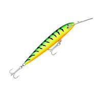 Rapala - Esca da Pesca Artificiale Spinning CountDown Magnum - Esca Finta di Simulazione per Mare in Legno Abachi Resistente - Profondità di Nuoto 5.4-6.3m - 18cm/70g - Firetiger