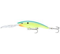 Rapala - Esca da Pesca Artificiale Spinning Deep Tail Dancer - Esca Finta di Simulazione in Legno di Balsa per Acqua Dolce con Slap - Prof. di Nuoto 6m - 9cm/13g - Prodotta in Estonia - Parrot