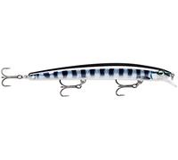 Rapala - Esca da Pesca Artificiale Spinning MaxRap - Costruzione in Plastica - Esca per Pesca in Mare Suspending - Profondità di Nuoto 0,3-0,9m - 17cm / 28g - Prodotta in Estonia - Baby Cuda