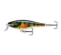 Rapala - Esca da Pesca Artificiale Spinning Super Shad Rap - Esca Finta di Simulazione per Acqua Dolce in Legno di Balsa - Profondità Nuoto 1.5-2.7m - 14cm/45g - Prodotta in Estonia - Live Perch