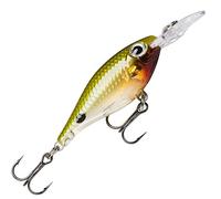 Rapala - Esca da Pesca Artificiale Spinning Ultra Light Shad - Esca di Simulazione Pesca in Acqua Dolce con Labbro d'Immersione - Prof. Nuoto 1.2-1.5m - 4cm/3g - Prodotta in Estonia - Glass Dot Ayu UV