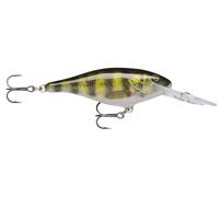 Rapala, Esca da pesca classica, Shallow Shad Rap, dimensioni: 9 cm/12 g, Esca galleggiante per acqua dolce, profondità di nuoto: 1,8-2,4 m, attrezzo da pesca con struttura in balsa, argento S