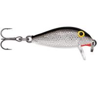 Rapala - Esca da Pesca Countdown Construction Balsa - Esca Acqua Dolce Affondante - Profondità di Nuoto 0,3-0,9m - Dimensione 2,5cm / 2,7g - Fabbricato in Estonia - Argento
