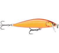 Rapala Esca da pesca Countdown Elite, dimensioni: 4,5 cm/4 g, esca affondante per acqua dolce, profondità di nuoto: 0,9-1,2 m, attrezzo da pesca in balsa, colore arancione dorato gDgO