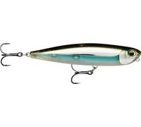 Rapala Esca da pesca Precision Xtreme Pencil, dimensioni: 8,7 cm/12 g, esca galleggiante per mare, profondità di nuoto: superficie, attrezzo da pesca in plastica, colore Moss Black Shiner MBS