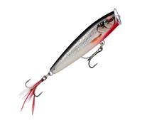 Rapala Esca da pesca Skitter Pop Elite, 7,5 cm/10 g, esca galleggiante per acqua dolce e salata, profondità di nuoto: superficie, materiale con struttura in balsa, aurora notturna dorata gDNIA