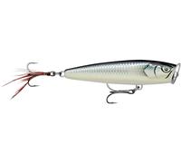 Rapala Esca da pesca Skitter Pop Elite, 7,5 cm/10 g, esca galleggiante per acqua dolce e salata, profondità di nuoto: superficie, materiale con struttura in balsa, baby aspius dorato gDBAP