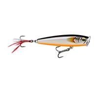 Rapala Esca da pesca Skitter Pop Elite, 9,5 cm/17 g, galleggiante per acqua dolce e salata, profondità di nuoto: superficie, materiale con struttura in balsa, Shad argento dorato gDSS