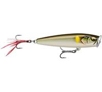 Rapala - Esca da Pesca Skitter Pop Elite Construction Balsa (senza piombo) - Esca Mare & Acqua Dolce Galleggiante - Dimensione 9,5cm / 17g - Fabbricato in Estonia - Gilded Ayu