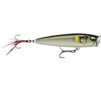 Rapala, Esca da pesca Skitter Pop Elite, dimensioni: 7,5 cm/10 g, esca galleggiante per acqua dolce e salata, profondità di nuoto: superficie, attrezzo da pesca in balsa, Ayu dorato gDAY