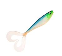 Rapala, Esca da pesca Soft Olio Predator, Misura: 18 cm/54 g, Esca per acqua dolce, Profondità di nuoto variabile, Attrezzatura da pesca in plastica, Blue Ghost BgH