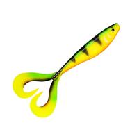 Rapala, Esca da pesca Soft Olio Predator, Misura: 18 cm/54 g, Esca per acqua dolce, Profondità di nuoto variabile, Attrezzatura da pesca in plastica, Fire Tiger FT
