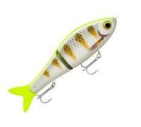 Rapala Esca da pesca Super Shadow Rap Glide, dimensioni: 16 cm/86 g, esca affondante per acqua dolce, profondità di nuoto: variabile, attrezzo da pesca in plastica, Sunny Snow SNS