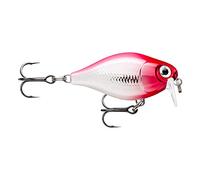 Rapala Esca da pesca X-Light Crank Shallow Runner, dimensioni: 3,5 cm/4 g, esca galleggiante per acqua dolce, profondità di nuoto: 0,9-1,2 m, materiale plastica, colore Pink Clown PCL