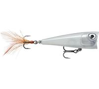 Rapala, Esca da pesca X-Light Pop, 4 cm/4,5 g, Esca galleggiante per acqua dolce, Profondità di nuoto: superficie, Attrezzatura da pesca in plastica, Colore bianco perla PW