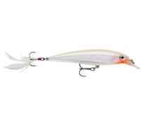 Rapala Esca da pesca X-Rap, dimensioni: 8 cm/7 g, esca galleggiante per acqua dolce e salata, profondità di nuoto: 0,9-1,5 m, attrezzo da pesca in plastica, glow ghost gLgH