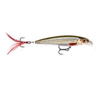 Rapala Esca da pesca X-Rap, dimensioni: 8 cm/7 g, esca galleggiante per acqua dolce e salata, profondità di nuoto: 0,9-1,5 m, attrezzo da pesca in plastica, scardole vive ROL