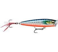 Rapala - Esche da Pesca Skitter Pop Elite Construction Balsa (senza piombo) - Esche Mare & Acqua Dolce Galleggiante - Dimensione 9,5cm / 17g, Fabbricato in Estonia - Gilded Hot Wahoo UV