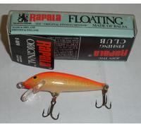 Rapala F05GRF 2" Minnow Galleggiante 2 No 10 Ami Tripli - Oro Fred