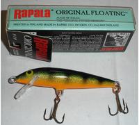 Rapala F07P 2-3/4" Minnow Galleggiante 2 No 8 Ami Tripli Persico