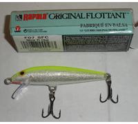 Rapala F07SFC 2-3/4" Minnow Galleggiante Argento Fluorescente Chartreuse