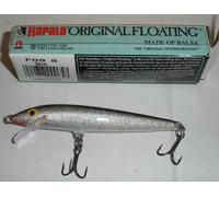Rapala F9S 3-1/2" Minnow Artificiale Galleggiante Colore Silver