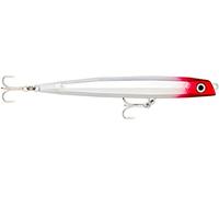Rapala - Flash -x Edilizia in plastica da dardo ad esca da pesca - Flusso di mare Lurer - Profondità di nuoto variabile - dimensione 14 cm / 42G - Made in Estonia - testa rossa
