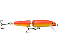 Rapala J13GFR Unibile Pesciolino, 13.3cm, 18.5ml, Oro Rosso Fluorescente Sospeso