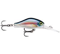 Rapala Pesca Artificiale e Realistica Shadow Rap Fat Jack-Esca di Simulazione per Trota, Persico e Cavedano-profondità di Nuoto 3m-4cm/4g-Prodotta in Estonia-Live Bleak Unisex Adulto, Standard