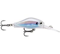 Rapala - Pesca Lure Shadow Rap Fat Jack - Costruzione di plastica - Pesca d'acqua dolce galleggiante - Profondità di nuoto 3m - Taglia 4 cm / 4G - Prodotto in Estonia - Albino Shiner