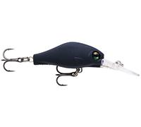 Rapala - Pesca Lure Shadow Rap Fat Jack - Costruzione di plastica - Pesca d'acqua dolce galleggiante - Profondità di nuoto 3m - Dimensioni 4 cm / 4G - Prodotto in Estonia - Matte Nero UV