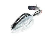 Rapala - Rap -v Jig Bladed Jig Pl Unoded (bismuth) Attile da pesca - Attizzazione a flusso divertente - Profondità di nuoto variabile - Taglia 10 cm / 28g - Made in Estonia - Roach dal vivo