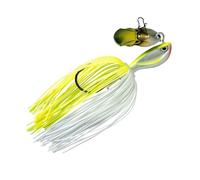 Rapala - Rep -v Pesca esca perch a lama costruzione alluvione (bismuto) - Acqua senza esca Plus, profondità di nuoto variabile - 8 cm/10g - Made in Estonia, chartreuse fluorescente d'argento