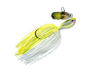 Rapala - Rep -v Pesca esca perch a lama costruzione alluvione (bismuto) - Acqua senza esca Plus, profondità di nuoto variabile - 8 cm/10g - Made in Estonia, chartreuse fluorescente d'argento
