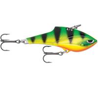 Rapala, Rippin'Blade Essential Fishing Lure, Dimensioni: 7 cm/16 g, Esca affondante per acqua dolce, Profondità di nuoto: variabile, Materiale: plastica/metallo, Cromo dorato Tiger gCHT