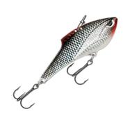 Rapala, Rippin'Blade Essential Fishing Lure, Dimensioni: 7 cm/16 g, Esca affondante per acqua dolce, Profondità di nuoto: variabile, Materiale: plastica/metallo, Cromo dorato Tiger gCHT