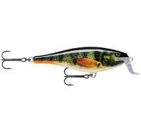 Rapala - Esca da Pesca Artificiale Spinning Super Shad Rap - Esca Finta di Simulazione per Acqua Dolce in Legno di Balsa - Profondità Nuoto 1.5-2.7m - 14cm/45g - Prodotta in Estonia - Live Perch