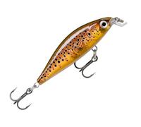 Rapala X-Light Minnow 5 cm 4 g - Wobbler, Hardbait, Twitchbait, Minnow per pesca a pesce persico, Hardbait per spinning, colore: Live Brown Trout