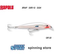 RAPALA X-RAP SXR-12 COLORE GGH GLASS GHOST MINNOW 22 GR SUSPENDING SPINNING MARE