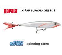 RAPALA XRAP SUBWALK XRSB-15 COL. GGH GLASS GHOST WALKING THE DOG 58 GR SPINNING