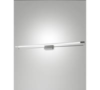 Fabas Luce Applique LED Rapallo, cromo, IP44, 80 cm Fabas Luce