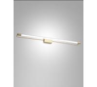Fabas Luce Applique LED Rapallo, ottone, IP44, 80 cm Fabas Luce