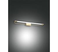 Rapallo lampada Parete specchio ottone satinato led 14 watt