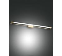 Rapallo lampada Parete specchio ottone satinato led 20 watt