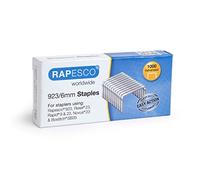Rapesco 1235 Punti Galvanizzati Professionali Tipo 923/6 mm, Confezione da 1000