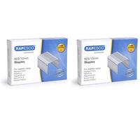 Rapesco 1237 Punti Galvanizzati Professionali Tipo 923/10 mm, 1000 Punti (Confezione da 2)